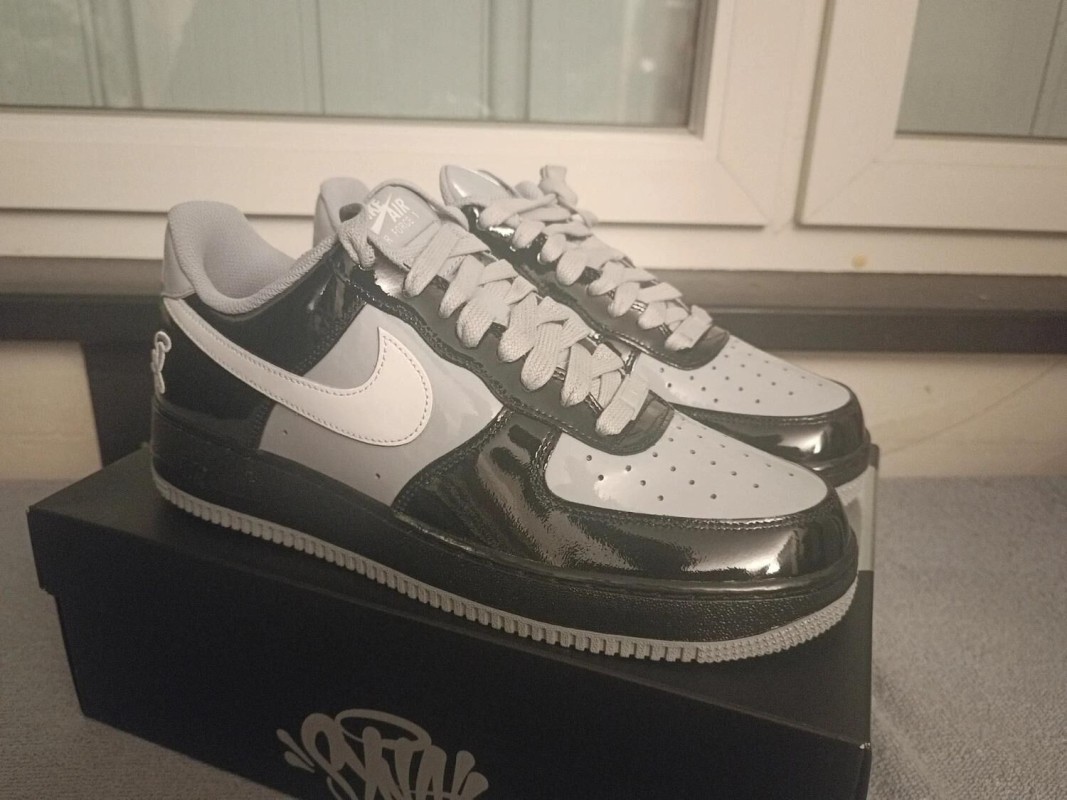 Nike air force 1 Central Cee Syna Black White Grey 45 2