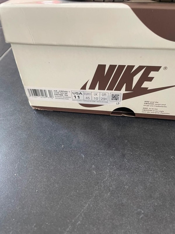 Travis Scott Jordan 1 Low Reverse Mocha - EU 45 // US 11 2
