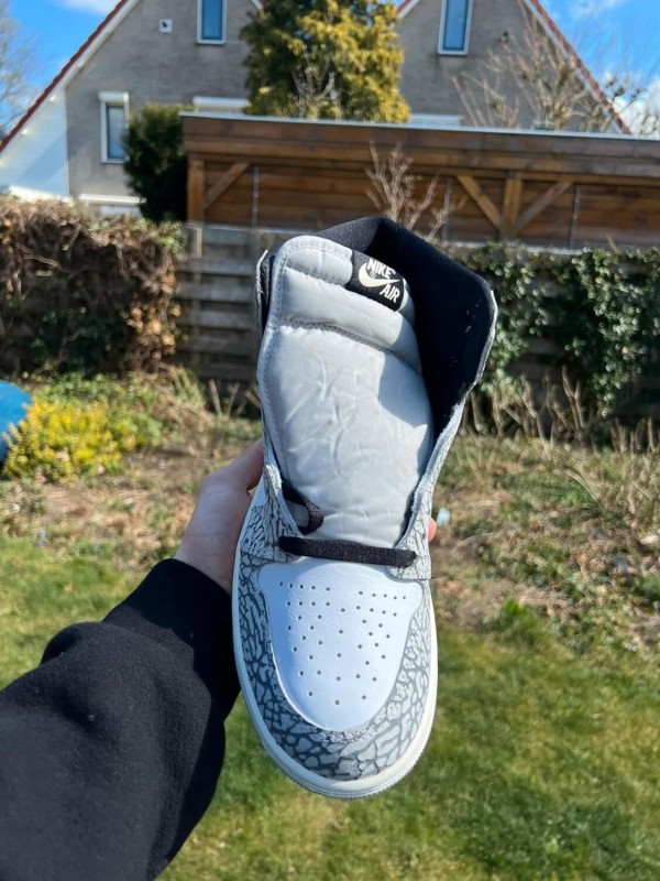 Nike Air Jordan 1 High White Cement maat 42,5 2