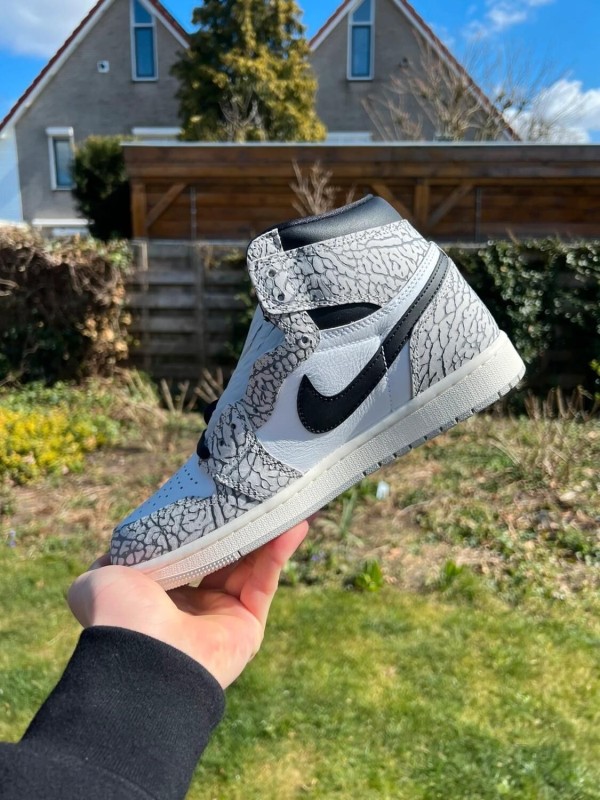 Nike Air Jordan 1 High White Cement maat 42,5 2