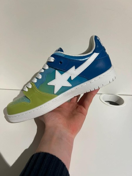 A Bathing Ape Bape SK8 Sta Blue Gradient