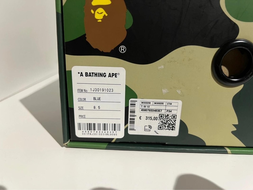 A Bathing Ape Bape SK8 Sta Blue Gradient 2