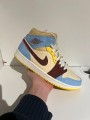 Nike Air Jordan 1 Mid Fearless Maison Chateau Rouge