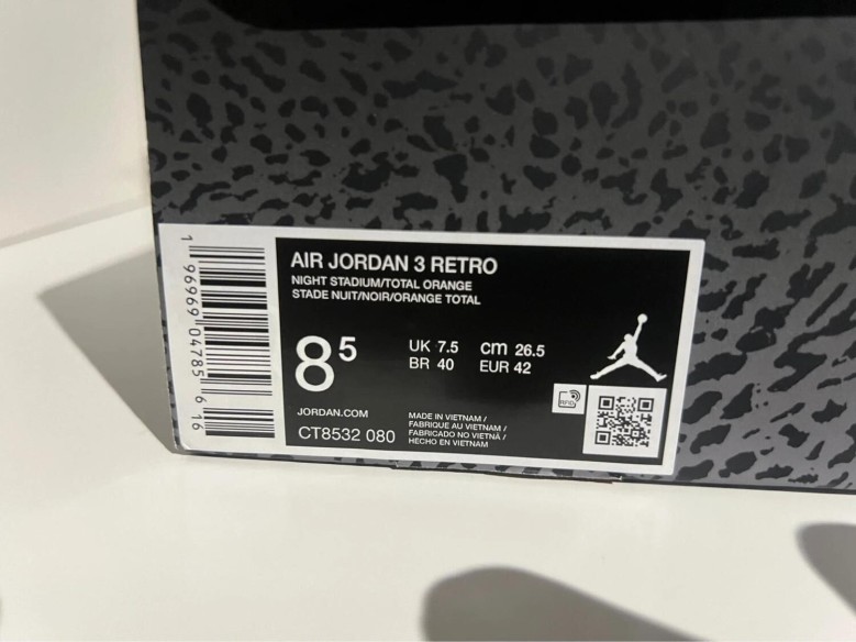 Nike Air Jordan 3 Fear