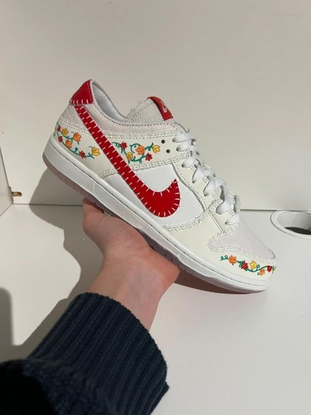 Nike SB dunk low N7 Decon Opti Yellow University Red