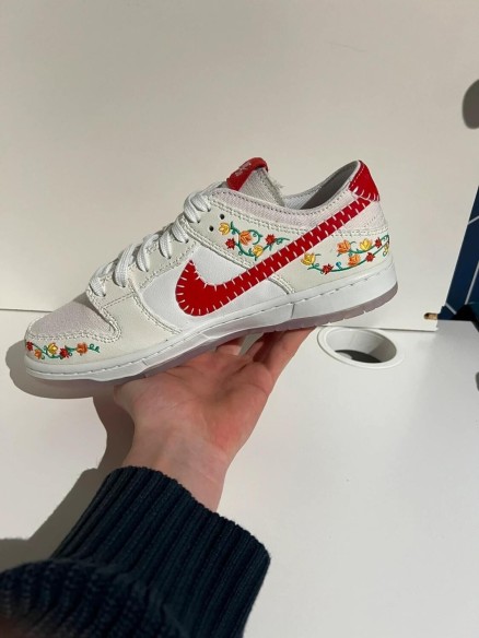 Nike SB dunk low N7 Decon Opti Yellow University Red