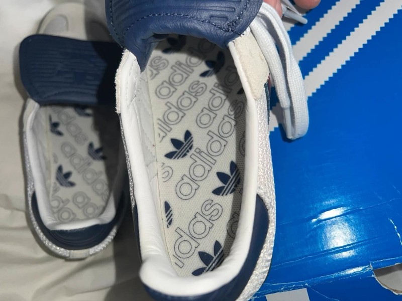 Adidas samba blanche et bleu