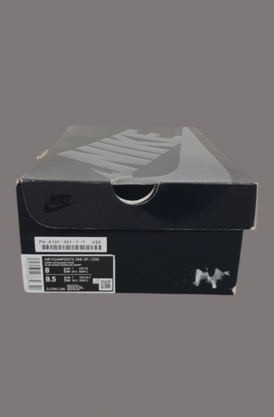 Nike Air Foamposite One SP Comme des garcons taille 41