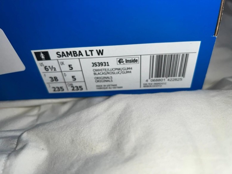 Adidas samba vache