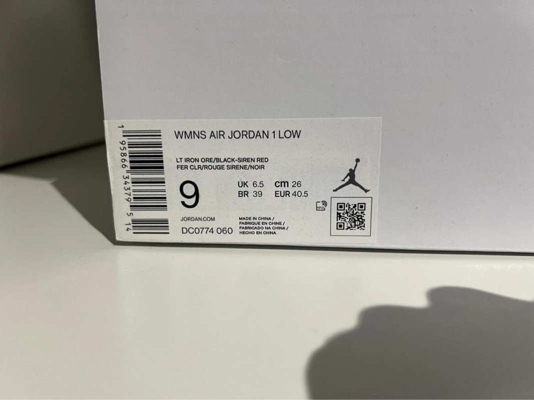 Nike Air Jordan 1 low Light Iron Ore Siren 2