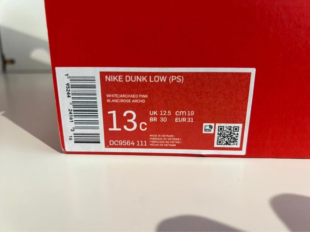 Nike Dunk Low Archeo Pink PS 2