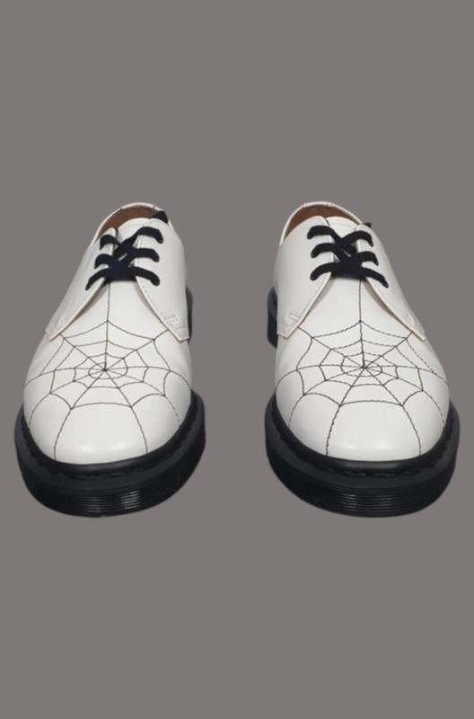 Dr Martens Supreme Spiderweb White 3 Eye Shoe 1461 taille 42 2