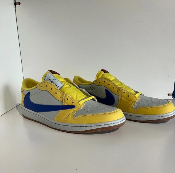 Nike Air Jordan 1 Low Travis Scott Canary