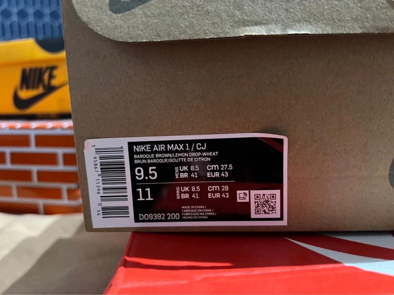 Nike Air Max 1 Travis Scott Baroque Brown