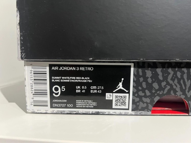 Nike Air Jordan 3 White Cement Reimagined