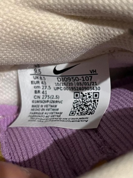 Nike Dunk low Off-White lot 36