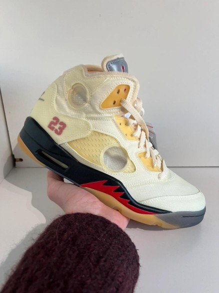 Nike Air Jordan 5 X Off-White Sail