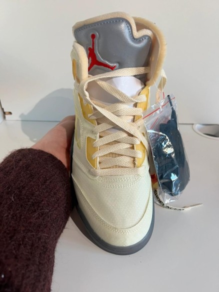 Nike Air Jordan 5 X Off-White Sail