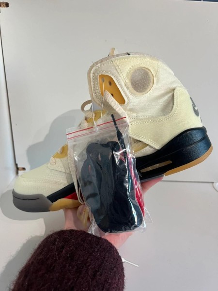 Nike Air Jordan 5 X Off-White Sail