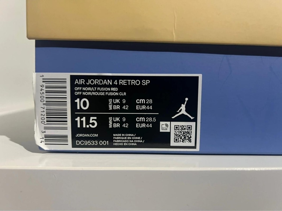 Nike Air Jordan 4 X Union Off Noir 2