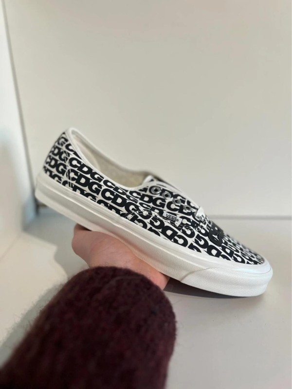 Vans Authentic Comme des Garcons Black Heel Tab
