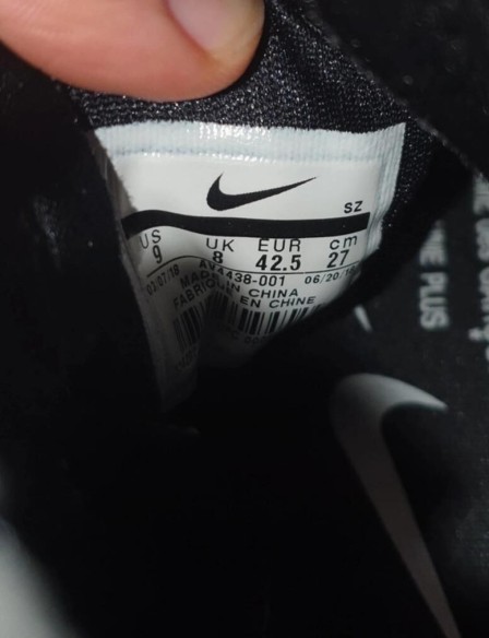Nike Air Mowabb Comme des garçons Black taille 42,5