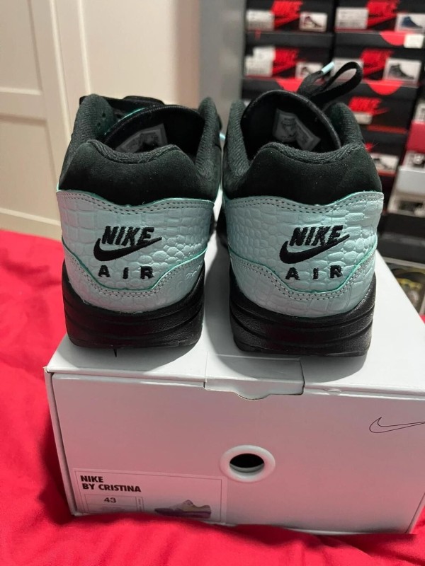 Nike air max 1 NBY by you id 2023 croco jewell taille 43 2
