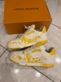 Louis Vuitton LV Trainer Yayoi Kusama jaune blanche taille 9,5 44,5