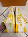 Louis Vuitton LV Trainer Yayoi Kusama jaune blanche taille 9,5 44,5