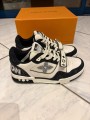Louis Vuitton lv trainer scratch velcro noir blanche taille 39