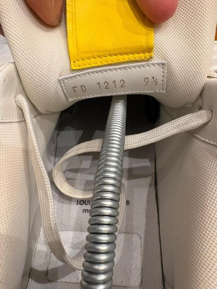 Louis Vuitton LV Trainer Yayoi Kusama jaune blanche taille 9,5 44,5