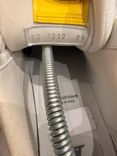 Louis Vuitton LV Trainer Yayoi Kusama jaune blanche taille 9,5 44,5