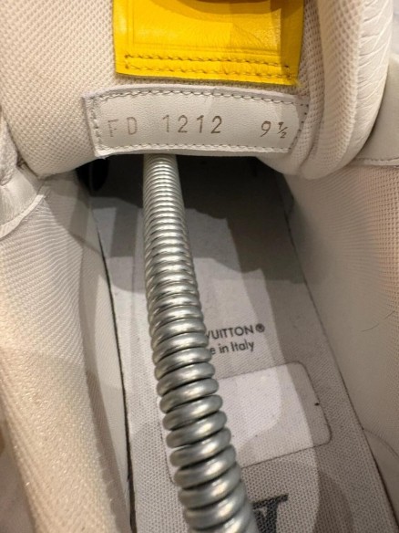 Louis Vuitton LV Trainer Yayoi Kusama jaune blanche taille 9,5 44,5