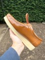 Clarks Originale Wallabee Dusk Marron Patent Leather