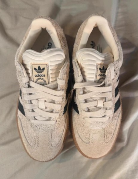 Adidas samba xlg white core black gum/beige black - 37 1/3