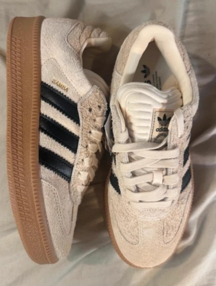 Adidas samba xlg white core black gum/beige black - 37 1/3
