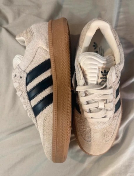 Adidas samba xlg white core black gum/beige black - 37 1/3