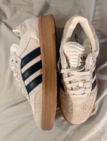 Adidas samba xlg white core black gum/beige black - 37 1/3