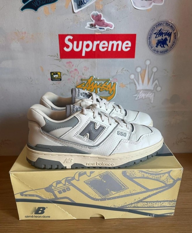 New Balance aime leon dore white grey
