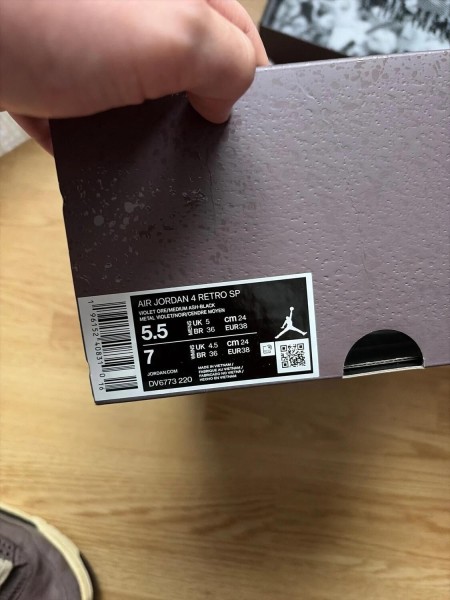 Nike Air Jordan 4 A Ma Manière amm minerai violet