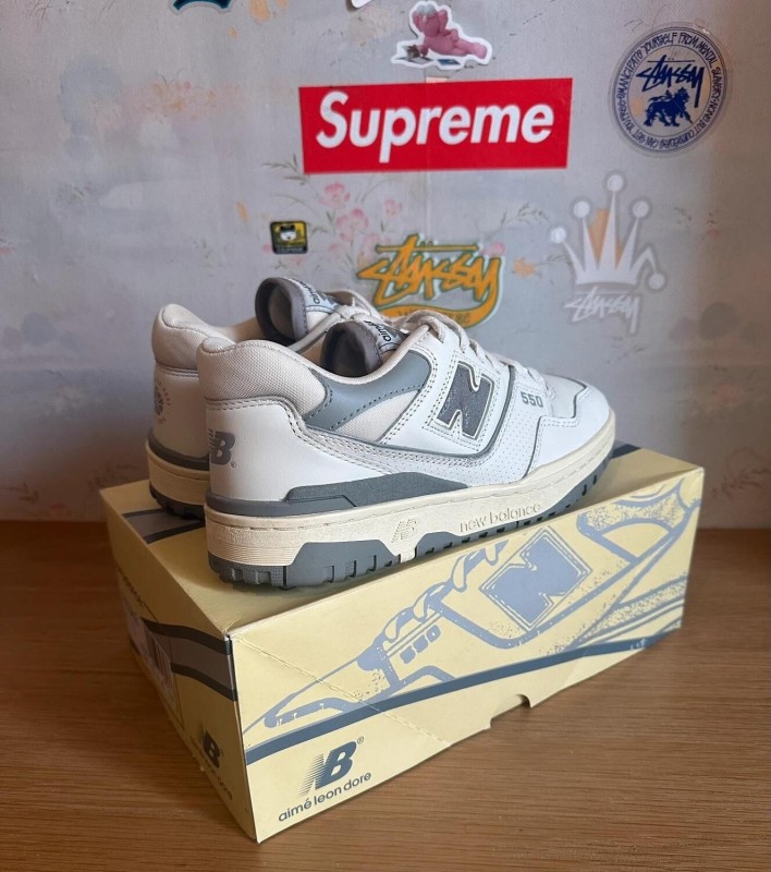 New Balance aime leon dore white grey 2