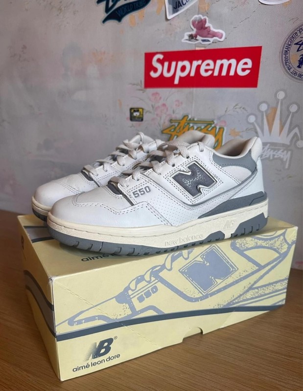 New Balance aime leon dore white grey 2