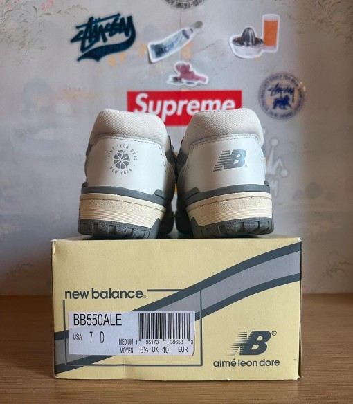 New Balance aime leon dore white grey