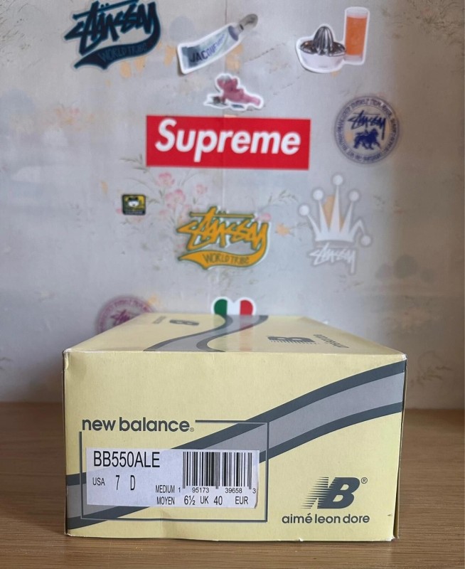 New Balance aime leon dore white grey 2