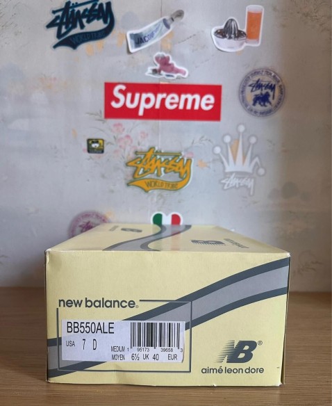 New Balance aime leon dore white grey