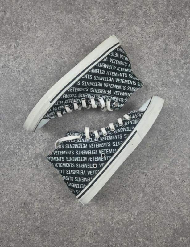 Basket Vetements Canvas Logo Print shoes taille 41