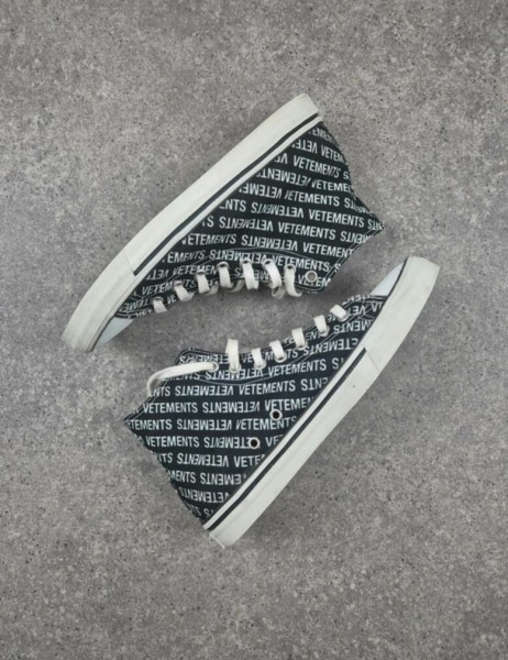 Basket Vetements Canvas Logo Print shoes taille 41