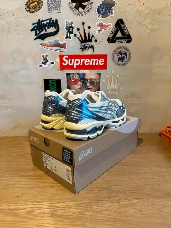 Asics Kayano 14 Cream Metallic Blue 2