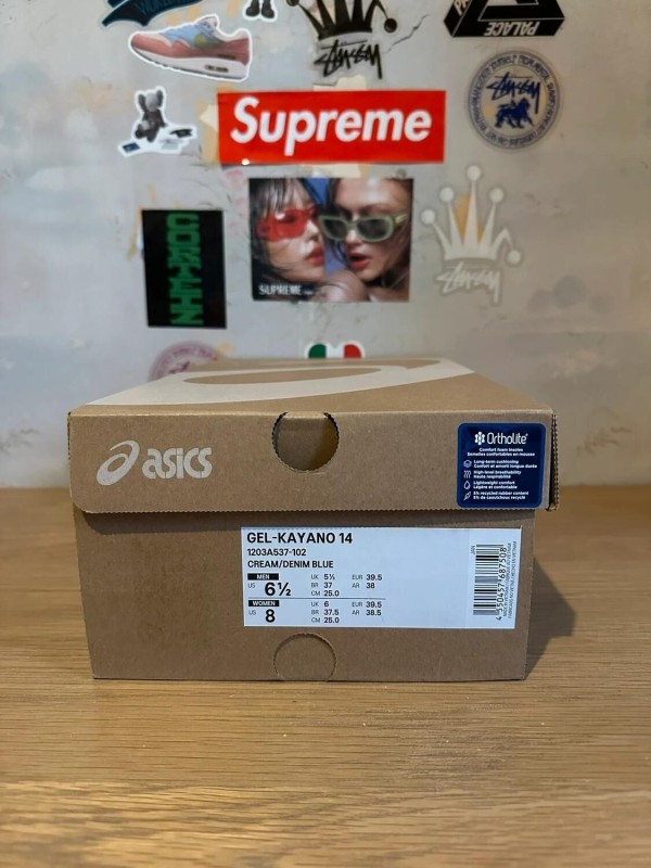 Asics Kayano 14 Cream Metallic Blue 2