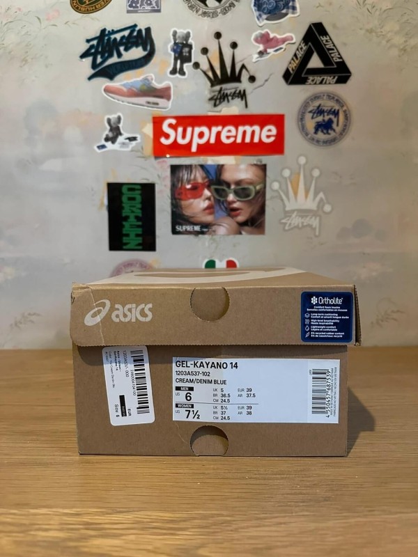 Asics Kayano 14 Cream Metallic Blue 2